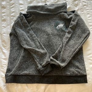 Womens official NFL eagles sweater! Embroidered Eagles decal on front and back.